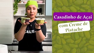 Como fazer Casadinho de Açaí com Creme de Pistache!