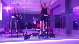 Jumping fitness. Тренировка джампинг фитнесс. Кардио - 500 ккал