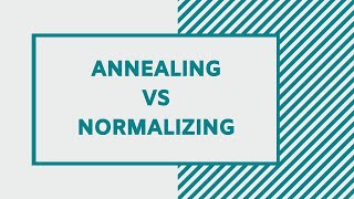 Annealing/Normalizing/ Difference between Annealing & Normalizing/ Annealed & Normalized material.