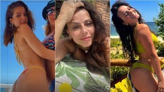 Mel Maia, Viviane Araujo, Larissa Manoela e outras famosas tiram o biquíni  e aproveitam o sol