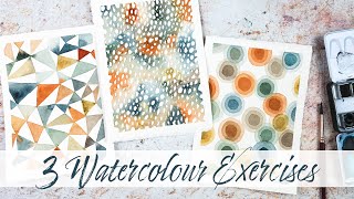 3 Watercolour Exercises for Mindful and Calming Painting