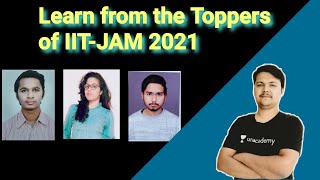 INTERVIEW OF TOPPERS IIT JAM 2021