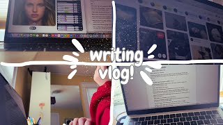 productive planning for my new fantasy book// writing vlog