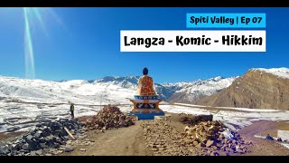 Kaza | Langza | Komic | Hikkim | Ep 07   Spiti in November 2021 | GS Adventures