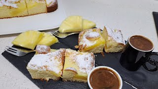 Ëmbëlsir me Ananas 🍍,që shijon shumë me kafën e pasditës..pineapple dessert