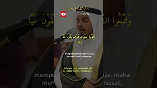 Murrotal merdu Maryam 59-60 #motivasidiri #istiqomah