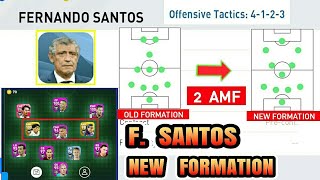 F. Santos New Manager Formation with 2 AMF in PES 2020 Mobile