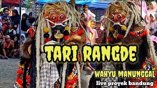 TARI RANGDE  WAHYU MANUNGGAL" BIKIN BULU KUDUK MERINDING" LIVE PROYEK BANDUNG JARANAN LAMPUNG