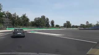 Primo giro di pista dopo i lavori a Monza