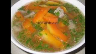 Canh Du Du Thit Bam (Ground Pork and Papaya Soup)