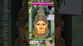 Durgadevi thanjavur painting stone work #trending #music #love  #song#thanjavur #artist #ytshorts