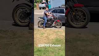 Xsr700 Exhaust Sound #yoshimura #r77