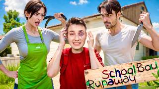 МЕНЯ ИЗБИВАЮТ ЗЛЫЕ РОДИТЕЛИ! СБЕГАЮ в SCHOOLBOY RUNAWAY в Майнкрафт...