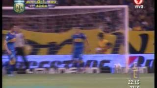 Boca 0 Argentinos 2 Apertura 2010 (Relato Leo Gabes)