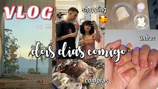 VLOG | Dois dias comigo 💖 *arrumei a casa, unhas, shopping, compras*