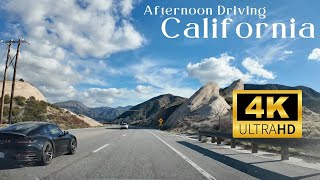 [4K] 2024 New Year's Scenic Drive | CA-138 Freeway Wrightwood to San Bernardino with Uplifting Music