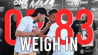 MAU BUAT LAWAN K.O | PERSAINGAN BEGITU KETAT! | WEIGH IN ONE PRIDE MMA