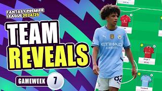 Our GW7 Team Reveals | Fantasy Premier League