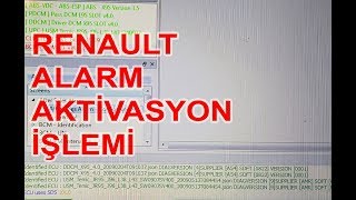 Renault Fluance Megane Araçların Alarm Özelliği Aktivasyon İşlemi