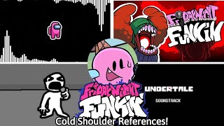 Cold Shoulder - References Replaced With Their Original Songs!! | Friday Night Funkin' Vs. Cream Mod