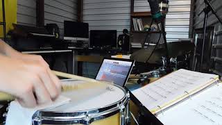 Etude IX from "8 Snare Drum Solo Etudes II" by Mason Voskamp