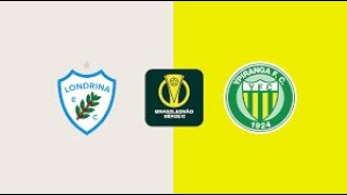 LONDRINA X YPIRANGA-RS (CAMPEONATO BRASILEIRO SÉRIE C) - 14/09/2024