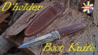 D'holder Custom Boot Knife USA 1976 Dagger Stiefelmesser Belt One of a Kind