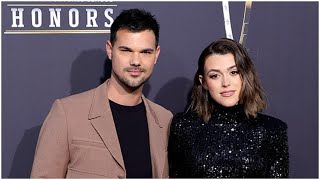 Taylor Lautner hilariously wears and flaunts his wife Tay's dress in a funny video: