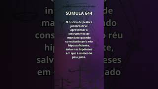 Núcleo de prática precisa de mandato? #shorts #direito #stf #stj #concursos #concurso #juridico