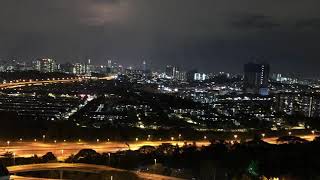 Spectacular night view of Kuala Lumpur 吉隆坡壮观的夜景 30 April 2020 from Bukit Jalil © TravelIsMyCupOfTea