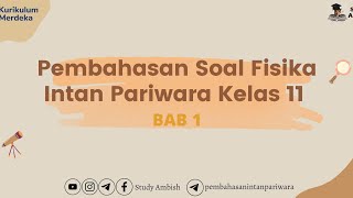 Pembahasan Soal LKS Fisika Intan Pariwara Kelas 11 : Bab 1 Asesmen 1 Bagian A no 1,2,4