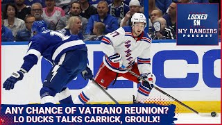 ANY chance of a Vatrano reunion? Sam Carrick: Good fit with Rangers? Breaking it down with LO Ducks!