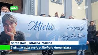 Sarno. L'ultimo abbraccio a Michele Annunziata (video)