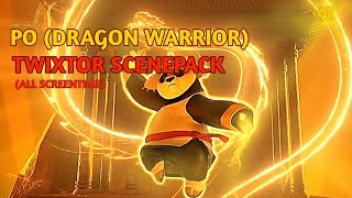 Po (Dragon Warrior) - Twixtor Scenepack 4K | Kung Fu Panda 3 | #viral #kungfupanda #twixtor #kfp