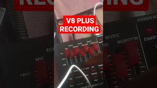 v8 plus  recording