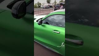 Mercedes AMG GTR “The BEAST OF THE GREEN HELL” # #carspotting #amazingcars247 #amggtr #v8 #shorts