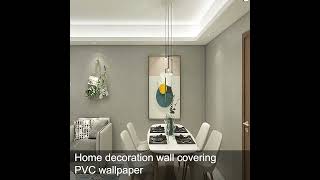 Functional 3D wallpaper applied to interior decoration.