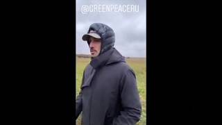 Дима Билан в акции Greenpeace Россия - посадка деревьев в Калуге - 06.10.2019