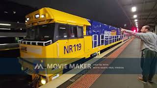 5AM8 goes into Southern Cross with Freshly Painted NR119