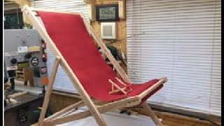 Strandstuhl - Beach chair Diy