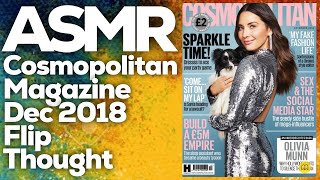 ASMR Cosmopolitan Magazine December 2018 Flip Through, StevenAntonyASMR