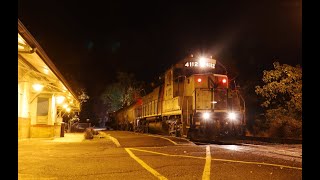 NJ Transit Aqua Train YR-77 on the Raritan Valley Line - October 2023