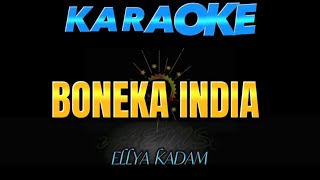 BONEKA INDIA KARAOKE NADA WANITA LIRIK  BERJALAN