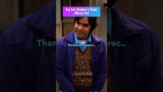 Raj Ask Sheldon's Sister Out | The Big Bang Theory #shorts #thebigbangtheory #hd