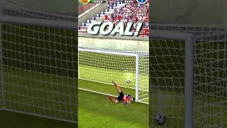 Mecilo Goal Shot in Football.         #shorts #football