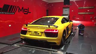 1000WHP ESMOTOR Twin Turbo Audi R8 V10 Plus