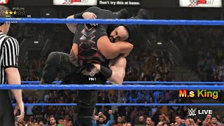 WWE 2k19 Braun Strowman VS Roman Reigns (SUPER MATCH) Smackdown Live in Hindi Commentary