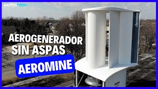 Potente aerogenerador doméstico Aeromine ¡Sin aspas!