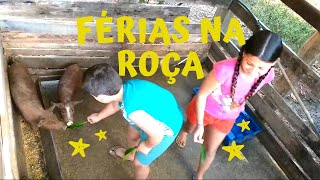 CURTINDO AS FÉRIAS NA ROÇA