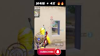 M416 + 4x 🔥🔥 sprays #pubgmobile #bgmi #trending #gaming #shortvideo #shorts #katil